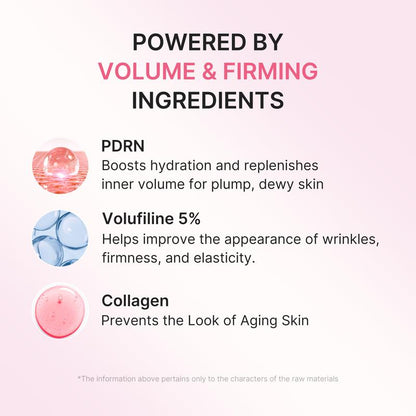 Volufiline 5% + PDRN Firming Neck Cream | Built-in Gua Sha Contour Massager