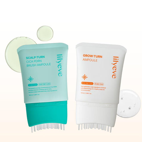 Built-In Guasha Brush Scalp Treatment Duo | Clarify & Grow Set