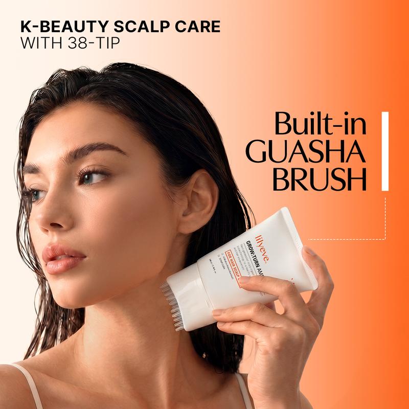 Built-In Guasha Brush Scalp Treatment Duo | Clarify & Grow Set