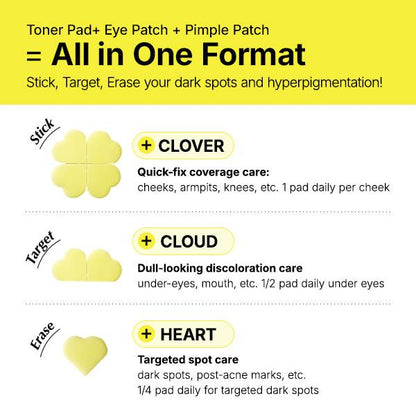 Glutathione & Vitamin C Brightening Serum Patches | Targeted Dark Spot & Hyperpigmentation Corrector