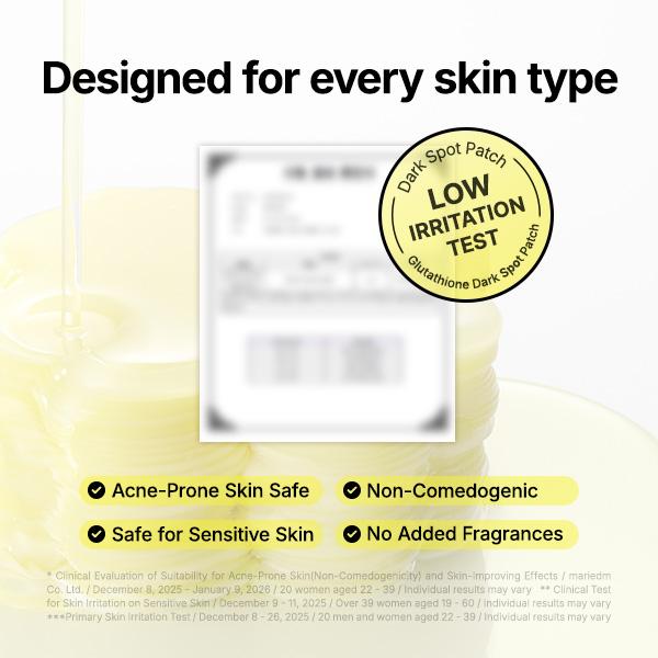 Glutathione & Vitamin C Brightening Serum Patches | Targeted Dark Spot & Hyperpigmentation Corrector