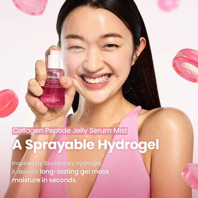 Jelly Serum Mist — Advanced Jelly-to-Mist Skincare Spray for Flawless Instant Glass Skin Glow, 24-Hour Moisture Lock, Pore Minimizing, Deep Hydration, and Accelerated Skin Barrier Recovery