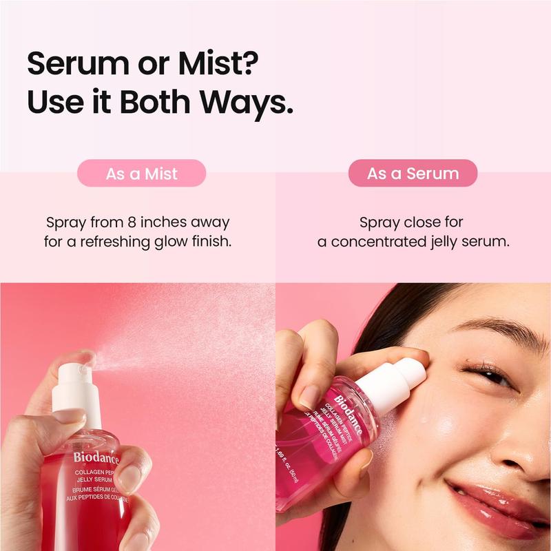 Jelly Serum Mist — Advanced Jelly-to-Mist Skincare Spray for Flawless Instant Glass Skin Glow, 24-Hour Moisture Lock, Pore Minimizing, Deep Hydration, and Accelerated Skin Barrier Recovery