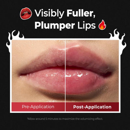 Spicy Lip Plumper — Fuller-Looking Lip Plumper Gloss, Non-Sticky, High-Shine Finish