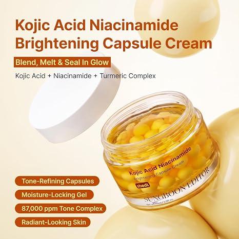 Retinol Capsule Cream | Tiktok Viral Capsule Creams for Uneven Skin Tone, Glow Hydration, Korean Skincare, K-beauty
