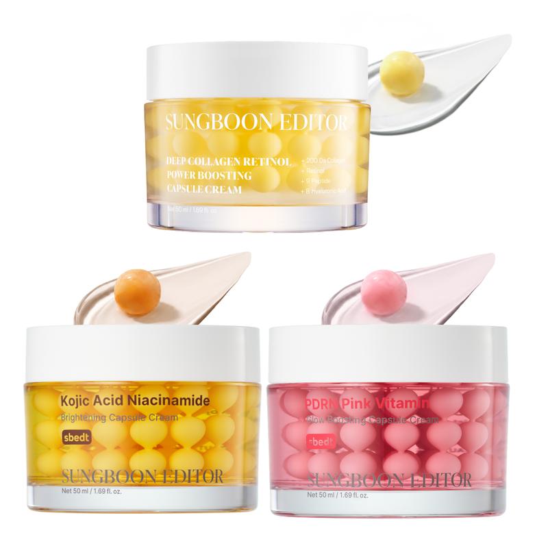 Retinol Capsule Cream | Tiktok Viral Capsule Creams for Uneven Skin Tone, Glow Hydration, Korean Skincare, K-beauty