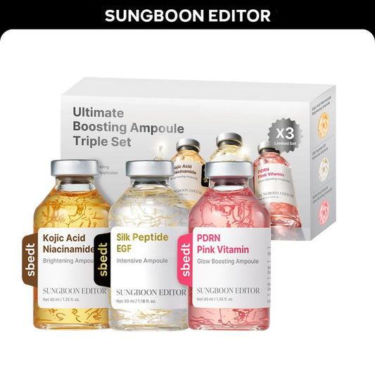 Silk Lifting Peptide Ampoule | Wrinkle Care TRIO | Face-Lift at Home serum with Peptides & Deep Collagen | Plumping, Smooth, Anti aging Korean Skincare