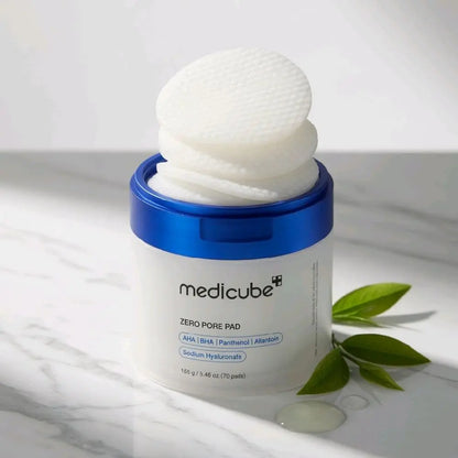 Medicube Zero Pore Pad 70s – 4.5% AHA BHA Exfoliating & Pore Care Toner Pads