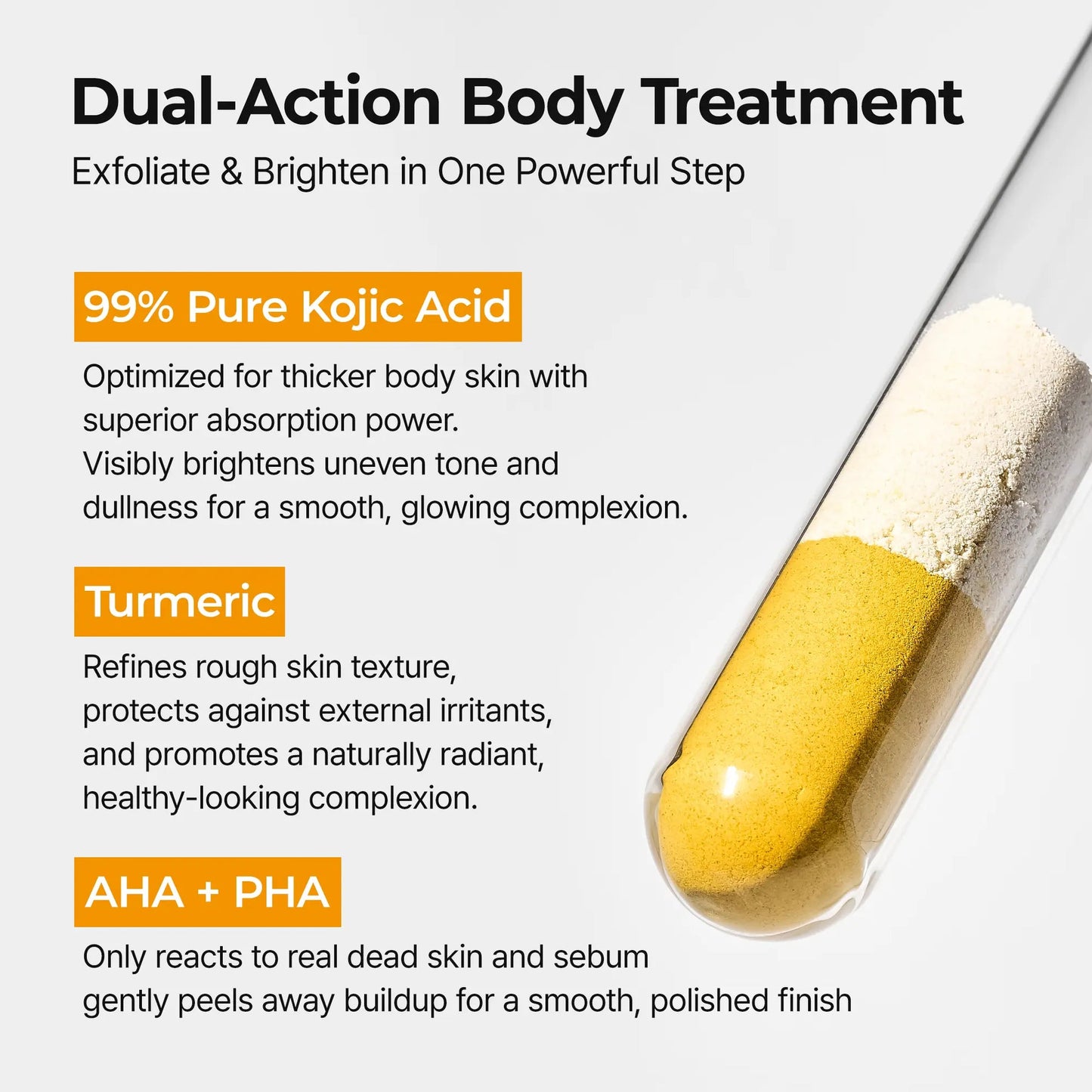 Kojic Acid &amp; Turmeric KP Bump Eraser Body Peeling Spray – Exfoliating Treatment for Smooth, Even Skin