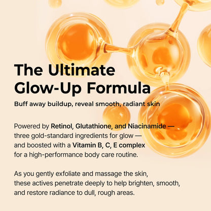 Kojic Acid &amp; Turmeric KP Bump Eraser Body Peeling Spray – Exfoliating Treatment for Smooth, Even Skin