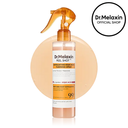 Kojic Acid &amp; Turmeric KP Bump Eraser Body Peeling Spray – Exfoliating Treatment for Smooth, Even Skin