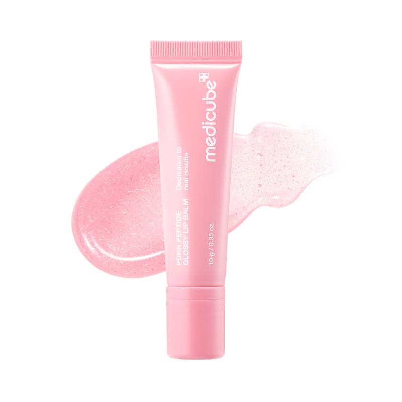Medicube PDRN Peptide Lip Balm (0.35 oz) – Hydrating & Plumping Lip Gloss for Dry Lips, Dewy Glass Skin Glow