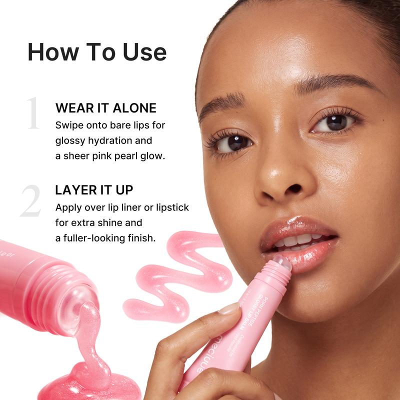 Medicube PDRN Peptide Lip Balm (0.35 oz) – Hydrating & Plumping Lip Gloss for Dry Lips, Dewy Glass Skin Glow
