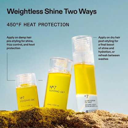 Shine Serum Oil Mist – 2-in-1 Replenishing Hair Treatment for Instant Shine & 96-Hr Hydration
